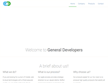 Tablet Screenshot of generaldevelopers.com